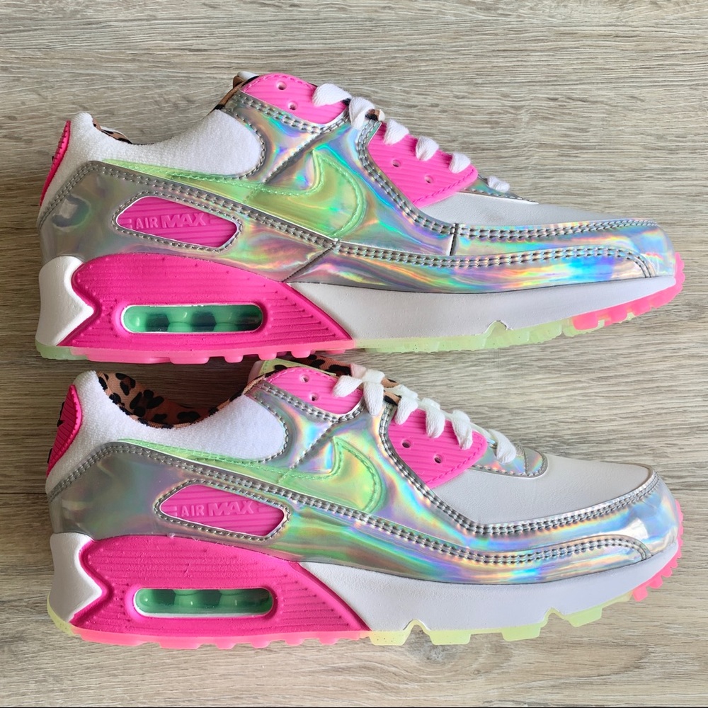 Nike Air Max 90 LX Iridescent Holographic Pink